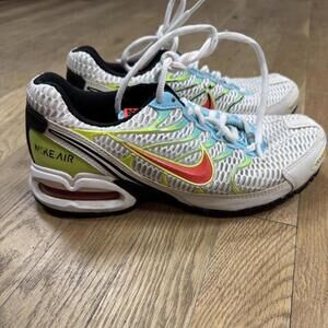 Y2K Nike Air Torch 4 Running Shoes | White Neon | Women’s 6.5